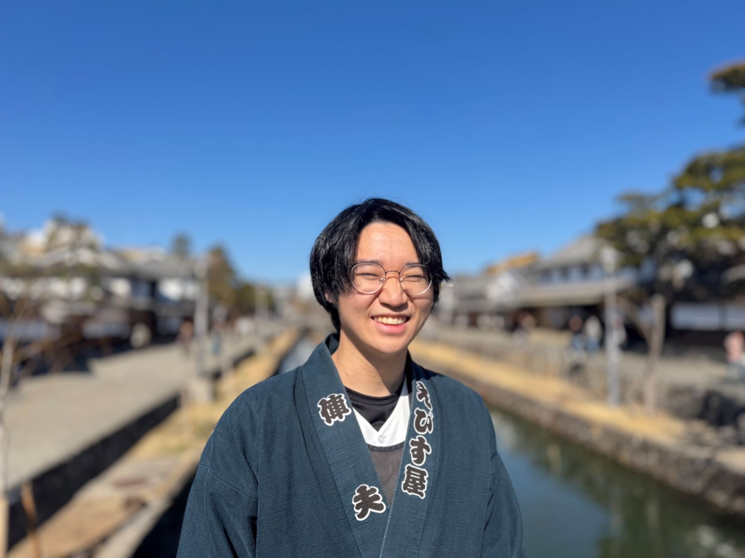 人力車えびす屋 倉敷店の俥夫、青山 禅の顔写真